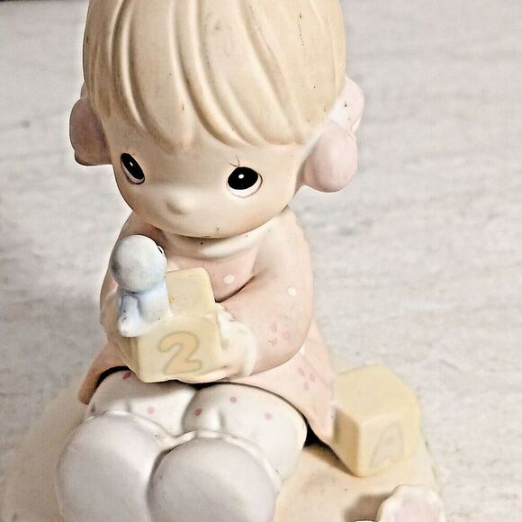 Precious Moments Figure,( Growing in Grace ), Age 2 1994. 4ins Tall. - Picture 2 of 5